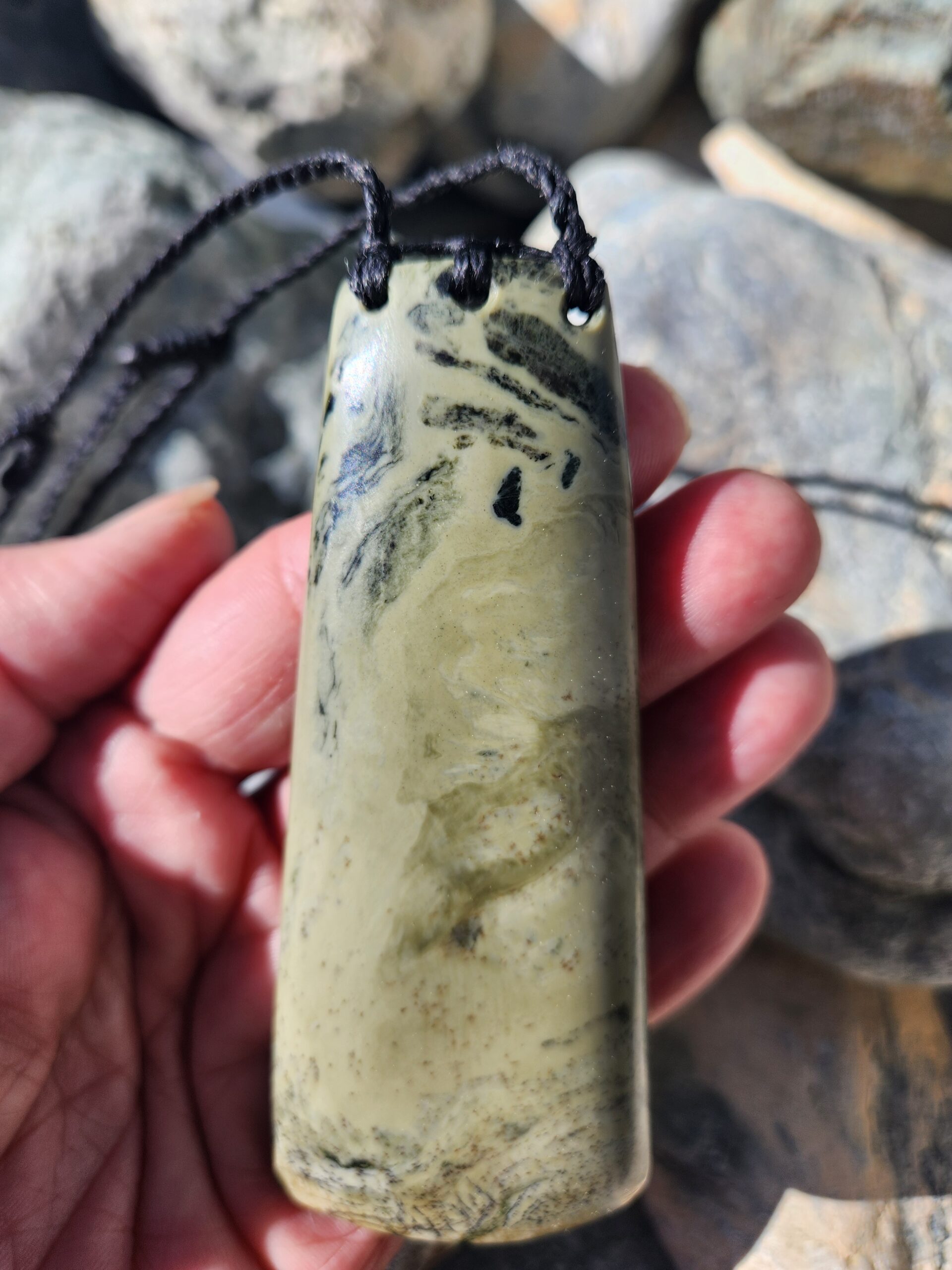 Greenstone pendant