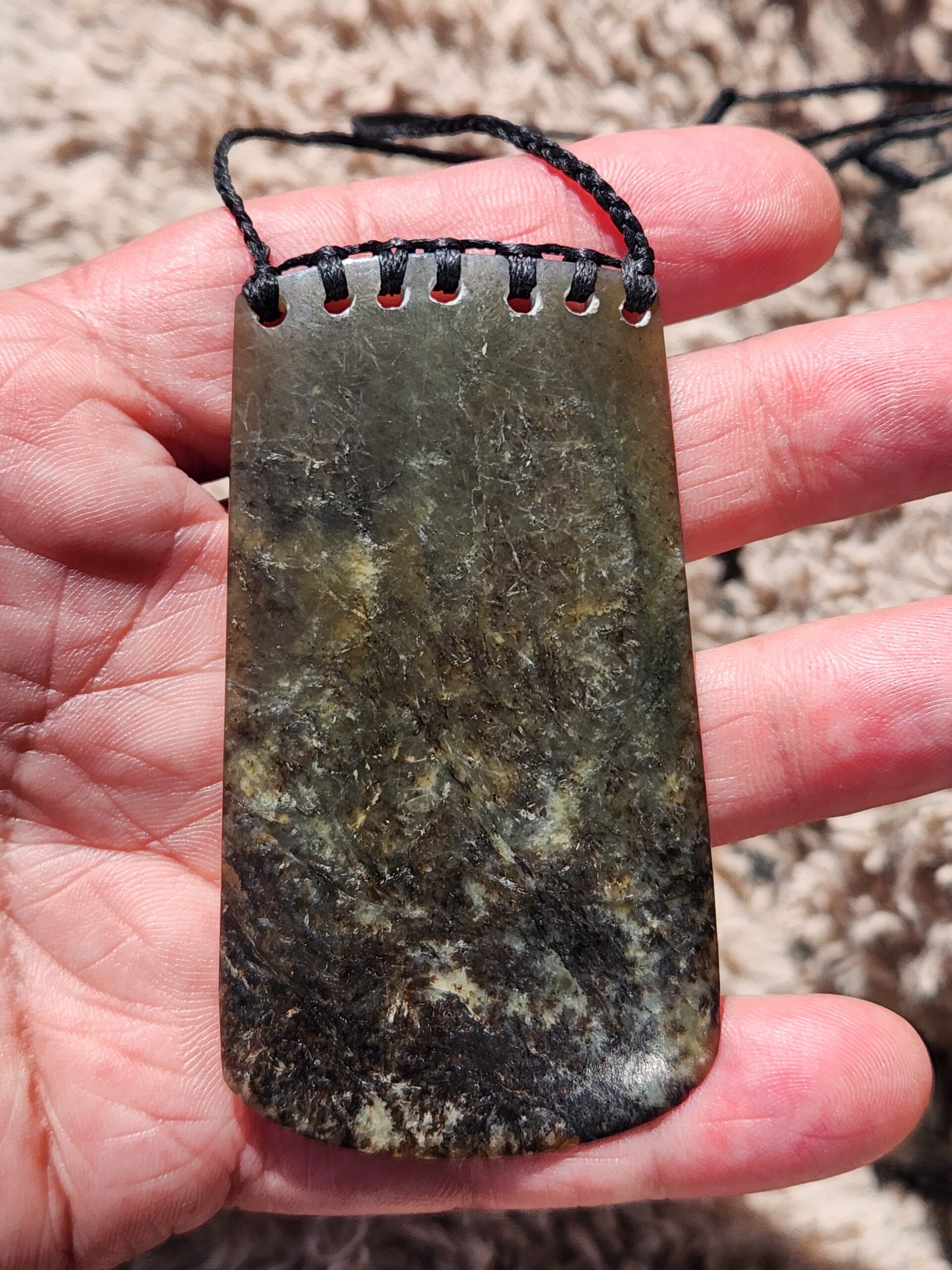 Nephrite Jade made into a pendant